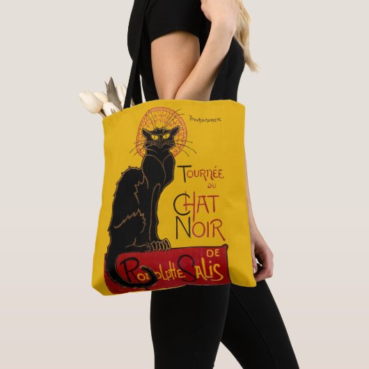 Theophile Steinlen - Le Chat Noir  Tote Bag (Dichtbij)