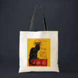 Theophile Steinlen - Le Chat Noir Tote Bag<br><div class="desc">Vintage poster voor een rondleiding van Le Chat Noir (Black Cat) - Theophile Alexandre Steinlen, 1896</div>