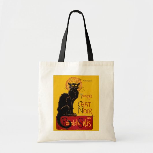 Theophile Steinlen - Le Chat Noir Tote Bag (Voorkant)