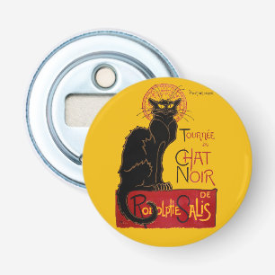 Theophile Steinlen - Le Chat Noir Vintage Button Flesopener