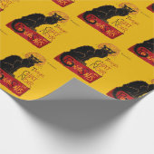 Theophile Steinlen - Le Chat Noir Vintage Cadeaupapier (Hoek)