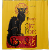 Theophile Steinlen - Le Chat Noir Vintage Douchegordijn (Voorkant)