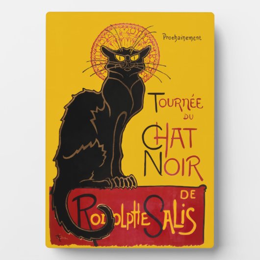 Theophile Steinlen - Le Chat Noir Vintage Fotoplaat (voorkant)