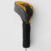 Theophile Steinlen - Le Chat Noir Vintage Golfheadcover (Schuin)