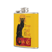 Theophile Steinlen - Le Chat Noir Vintage Heupfles (Links)