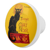Theophile Steinlen - Le Chat Noir Vintage Keramische Knop (Rechts)