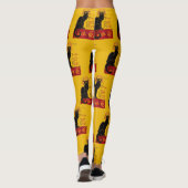 Theophile Steinlen - Le Chat Noir Vintage Leggings (Achterkant)