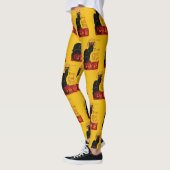 Theophile Steinlen - Le Chat Noir Vintage Leggings (Links)