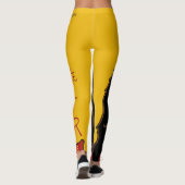 Theophile Steinlen - Le Chat Noir Vintage Leggings (Achterkant)