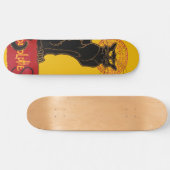 Theophile Steinlen - Le Chat Noir Vintage Persoonlijk Skateboard (Horizontaal)