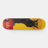 Theophile Steinlen - Le Chat Noir Vintage Persoonlijk Skateboard (Horizontaal)
