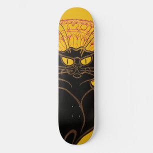 Theophile Steinlen - Le Chat Noir Vintage Persoonlijk Skateboard