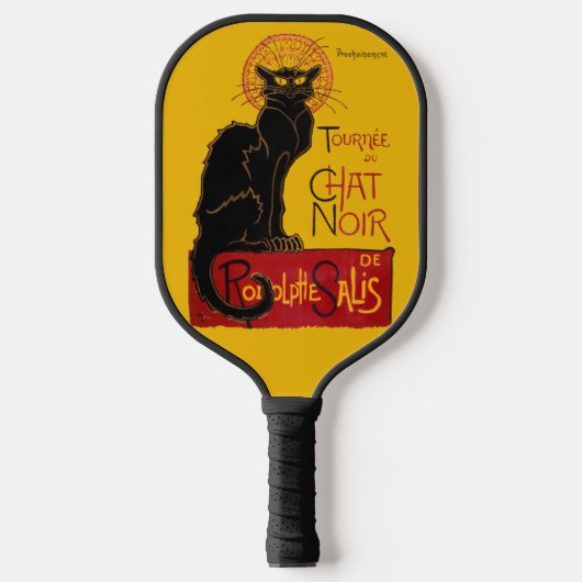 Theophile Steinlen - Le Chat Noir Vintage Pickleball Paddle (Voorkant)