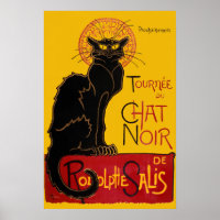 Theophile Steinlen - Le Chat Noir Vintage