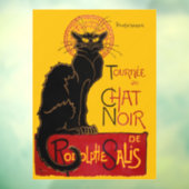 Theophile Steinlen - Le Chat Noir Vintage Raamsticker (Vel 3)
