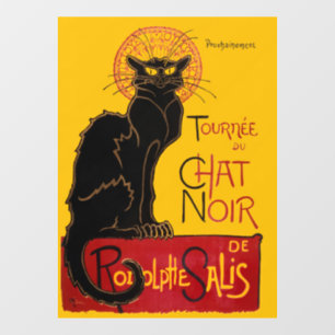 Theophile Steinlen - Le Chat Noir Vintage Raamsticker