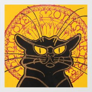 Theophile Steinlen - Le Chat Noir Vintage Raamsticker