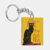 Theophile Steinlen - Le Chat Noir Vintage Sleutelhanger (Voorkant Links)