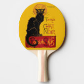 Theophile Steinlen - Le Chat Noir Vintage Tafeltennisbatje (Achterkant)