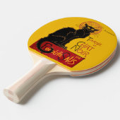 Theophile Steinlen - Le Chat Noir Vintage Tafeltennisbatje (Voorkant Gekanteld)