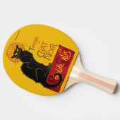 Theophile Steinlen - Le Chat Noir Vintage Tafeltennisbatje (Zijkant)