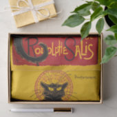 Theophile Steinlen - Le Chat Noir Vintage Tissuepapier (Geschenk)