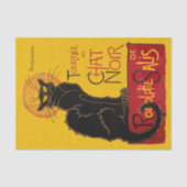 Theophile Steinlen - Le Chat Noir Vintage Tissuepapier (Voorkant)
