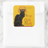 Theophile Steinlen - Le Chat Noir Vintage Vierkante Sticker (Tas)