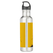 Theophile Steinlen - Le Chat Noir  Waterfles (Achterkant)