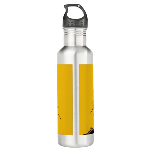 Theophile Steinlen - Le Chat Noir  Waterfles (Achterkant)