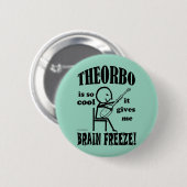 Theorbo, Brain Freeze Ronde Button 5,7 Cm (Voorkant /achterkant)