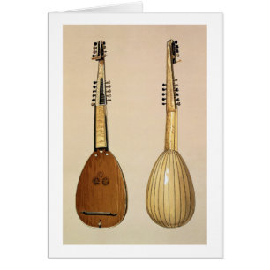 Theorbo, gemaakt door Giovanni Krebar, Padua, 1629