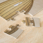 Theorbo, gemaakt door Giovanni Krebar, Padua, 1629 Legpuzzel (Zijkant)