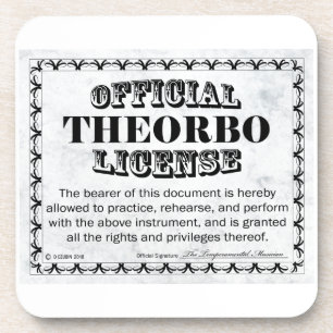 Theorbo-licentie Drankjes Onderzetter