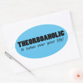 Theorbolisch levensovaal Sticker (Envelop)