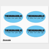 Theorbolisch levensovaal Sticker (Vel)