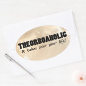 Theorbolisch levensovaal Sticker (Envelop)