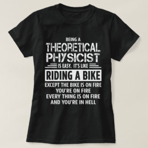Theoretisch fysicus t-shirt
