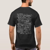 Theoretische complotdeskundige t-shirt (Achterkant)