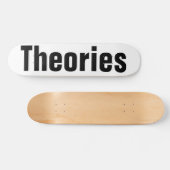 Theorie-skateboard Persoonlijk Skateboard (Horizontaal)