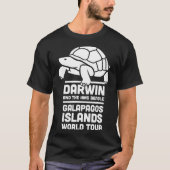 Theorie van het evolutie-atheïsme Charles Darwin T-shirt (Voorkant)