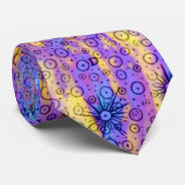 Theorie van het universum stropdas- neonregenboogk stropdas (Opgerold)