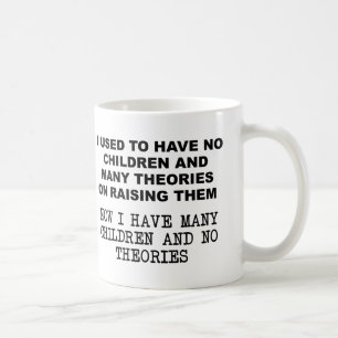 Theorieën over het Opvoeden van Kinderen Grappige Koffiemok