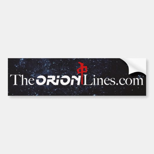 theorionlines.com bumper bumpersticker (Voorkant)