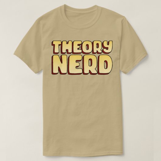 Theory Nerd T-shirt (Design voorkant)