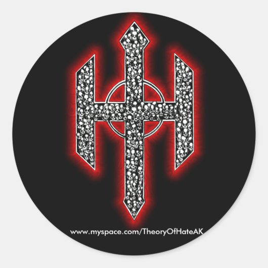Theory of Hate Sticker Sheet (Voorkant)