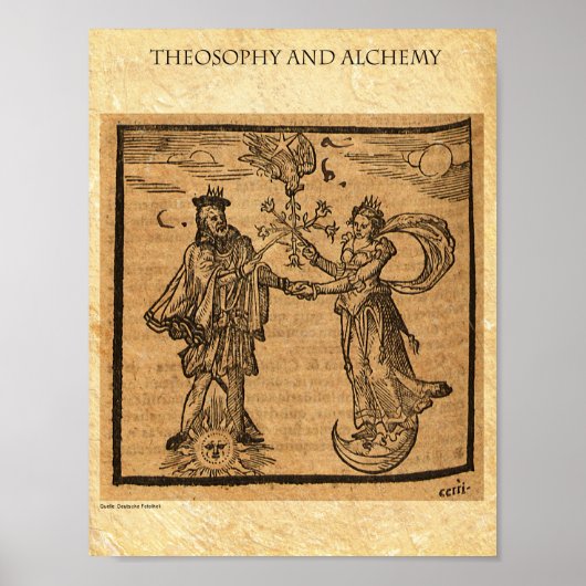THEOSOPHY en ALCHEMY Poster (Voorkant)
