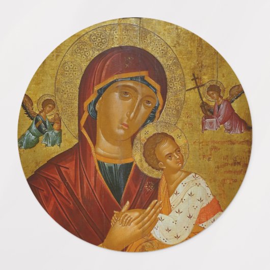 Theotokos Amolyntos Labels (Design 2)