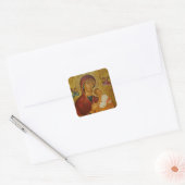 Theotokos Amolyntos Vierkante Sticker (Envelop)