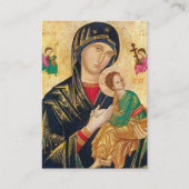 Theotokos Christuskind Zwangerschap Gebedskaart Plaatskaartje (Voorkant)